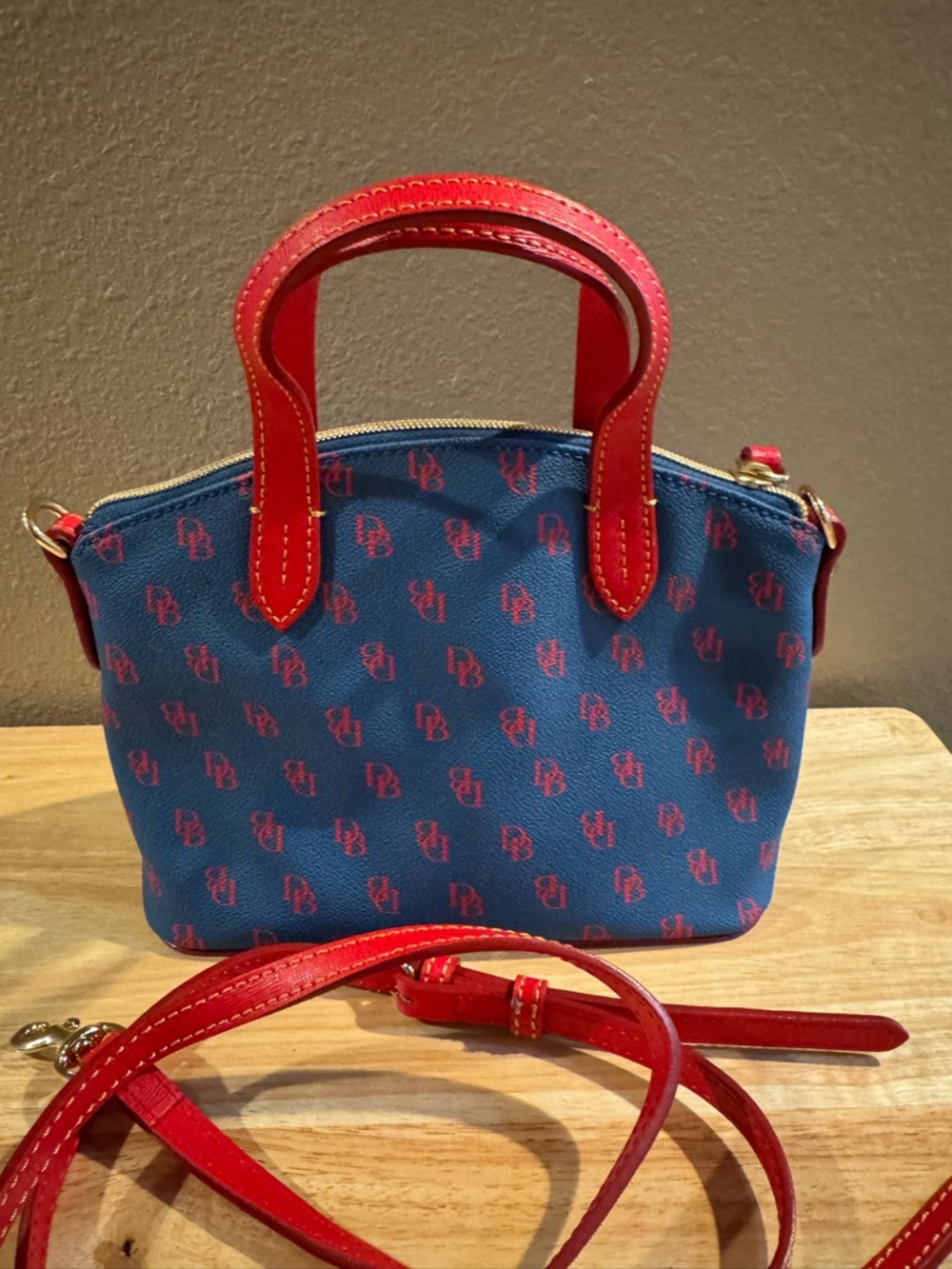 Dooney & Bourke Coated Cotton Ruby Crossbody Bag. - Picture 2 of 9